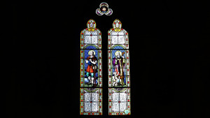 Viocourt, église - vitrail (I)