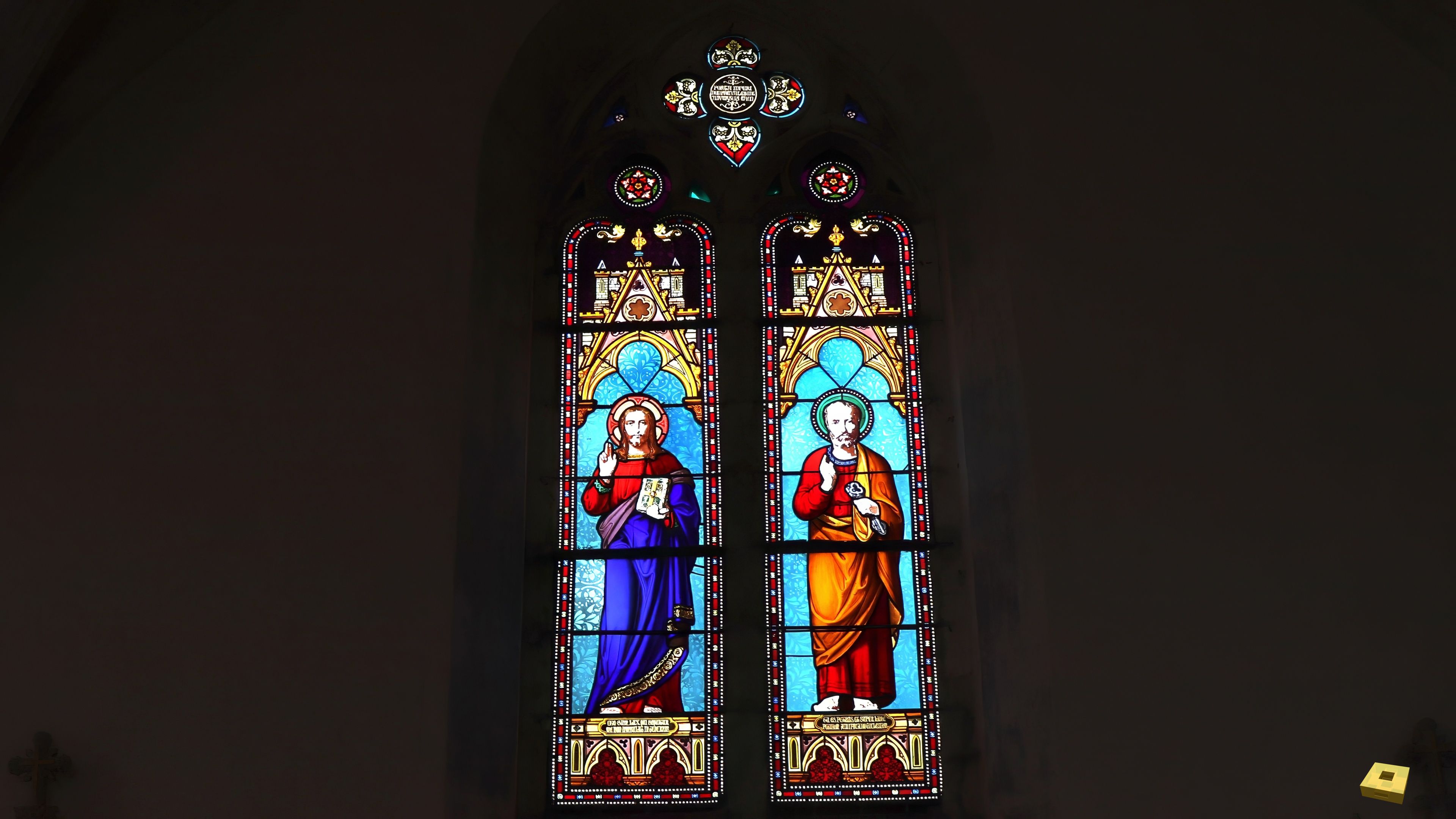 Vouxey, church -stained glass (I)