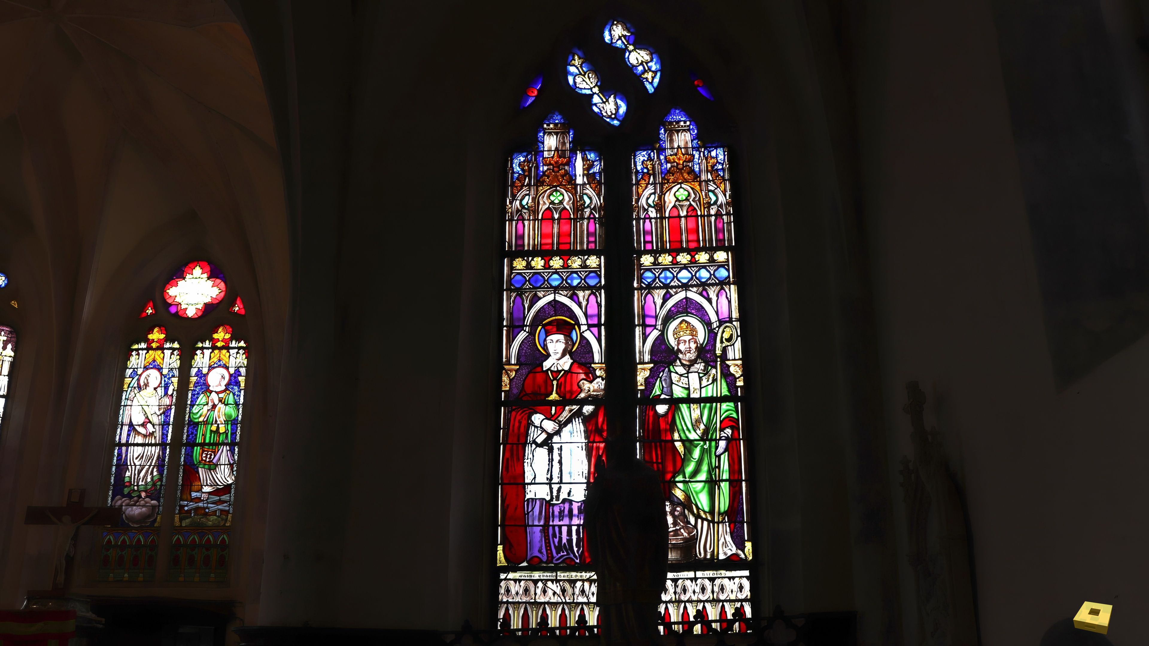 Vouxey, church - stained glass (I)