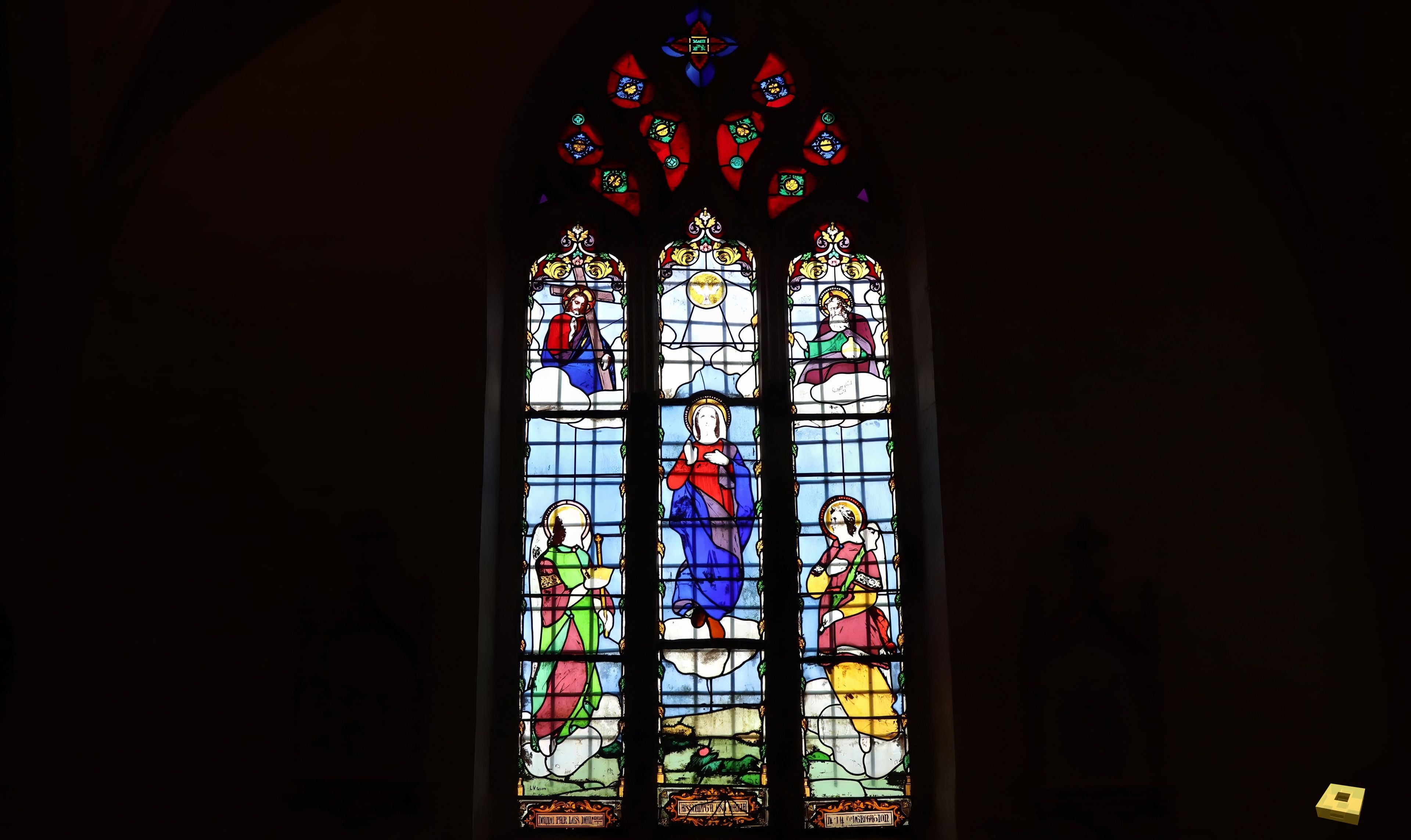 Vouxey, church - stained glass (I)