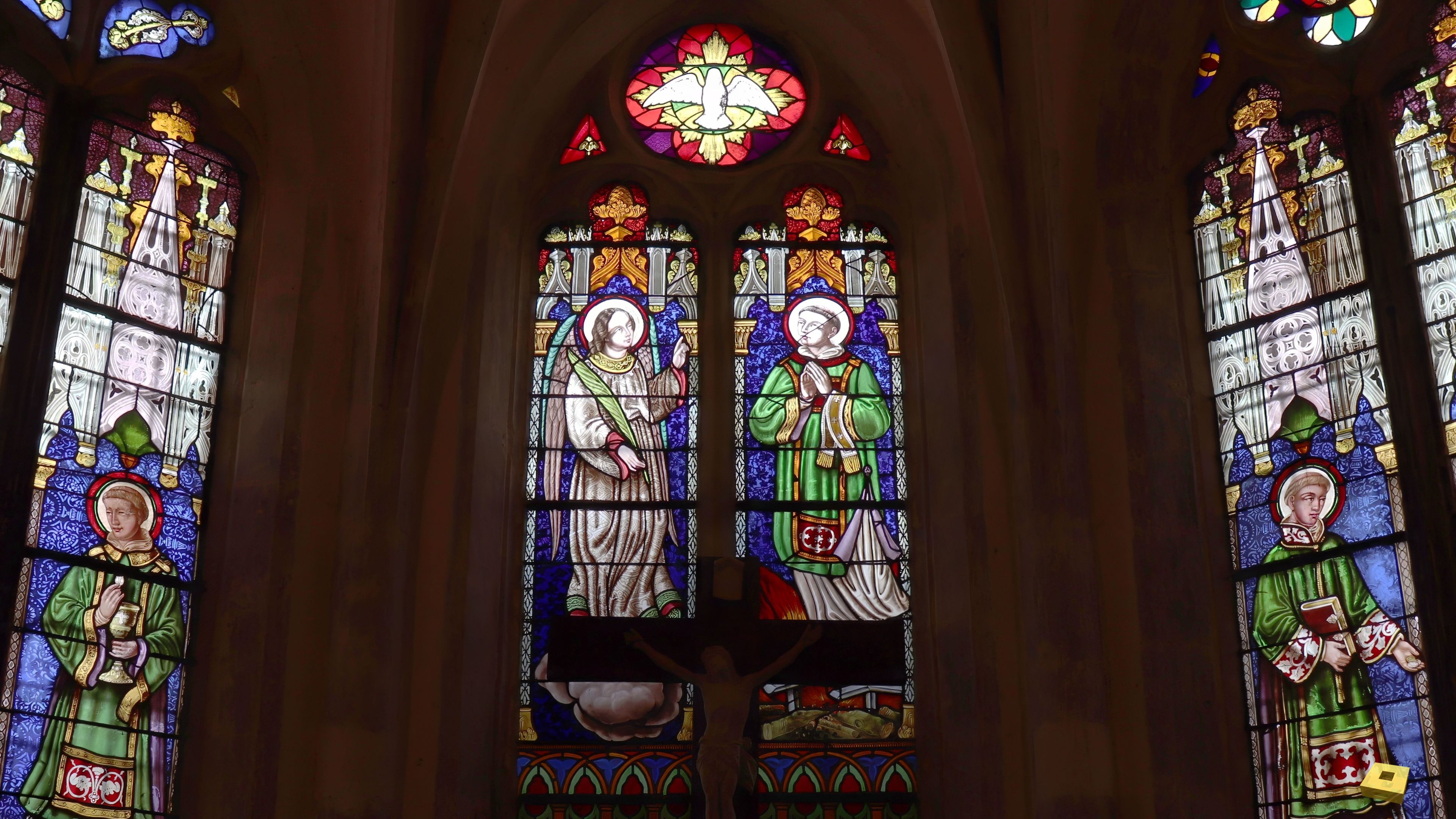 Vouxey, church - stained glass (I)