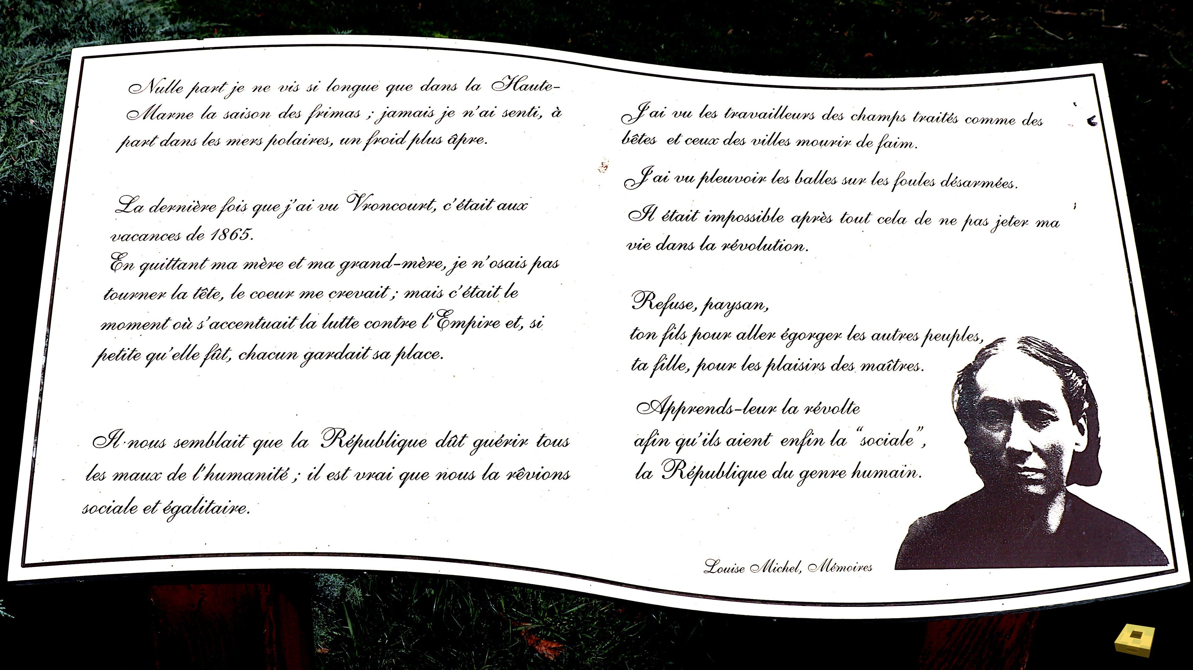 Vroncourt, lettre L. Michel (I)