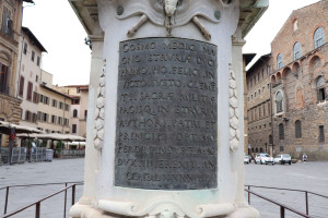 Florence, statue, officier (I)