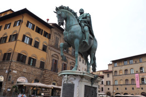 Florence, statue, officier (I)