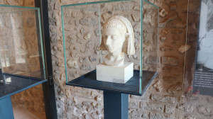 Pompéi, sculpture, tête (I)