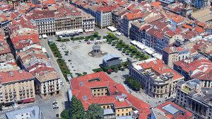 Pampelune, plaza Del Castillo (S)