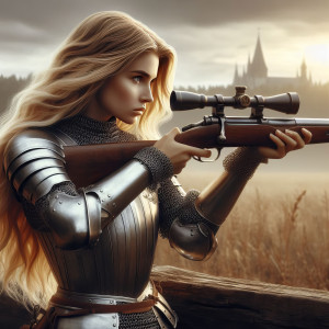 Jeanne shoots a rifle (I)