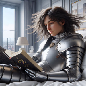 Jeanne reads a novel (I)