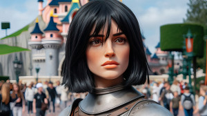 Jeanne in Disneyland (I)