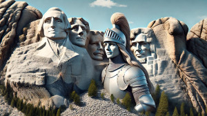 Joan am Mount Rushmore (I)