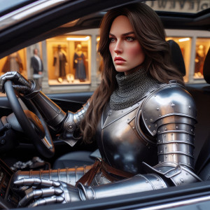 Jeanne at the wheel (I)