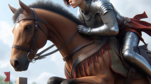Jeanne the equestrian (I)