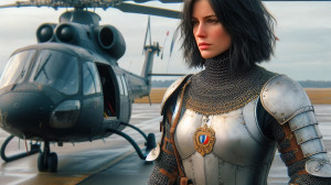 Jeanne pilote d'hélicoptère (I)