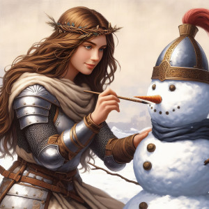 Jeanne in winter (I)