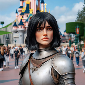 Jeanne in Disneyland (I)