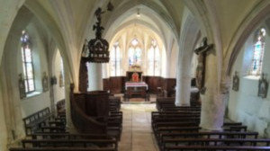 Vouxey, Kirche - Blick auf den Eingang (S)