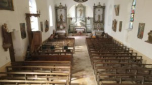 Goncourt, St. Martin - Blick auf den Altar (S)