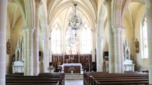 Viocourt, Kirche - Eingang (S)